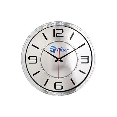 METAL LOOKING WALL CLOCK