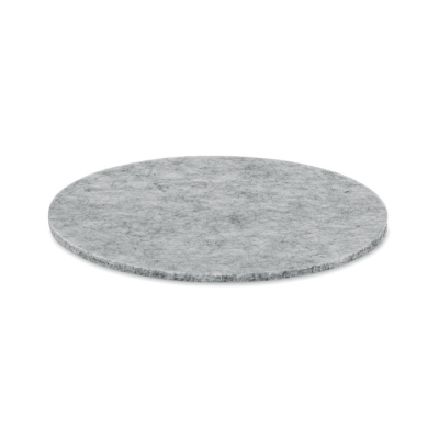 ROUND COASTER in RPET Felt in Grey