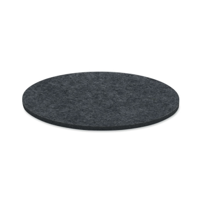 ROUND COASTER in RPET Felt in Grey