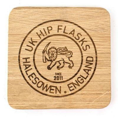 SQUARE OAK WOOD COASTER