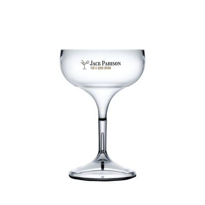 REUSABLE PREMIUM MARGARITA GLASS - HALF PINT (266ML & 9OZ)