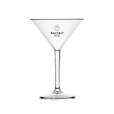 REUSABLE PREMIUM MARTINI GLASS - HALF PINT (266ML & 9OZ)