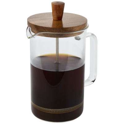 IVORIE 600 ML COFFEE PRESS in Transparent & Wood