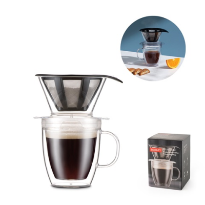 POUR OVER COFFE FILTER AND ISOTHERMAL MUG