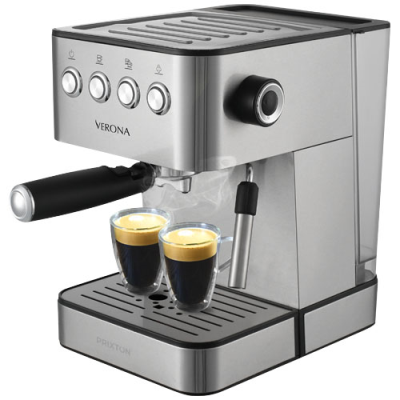 PRIXTON VERONA COFFEE MACHINE in Silver