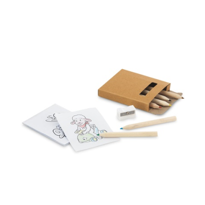 ANIM CHILDRENS COLOURING SET