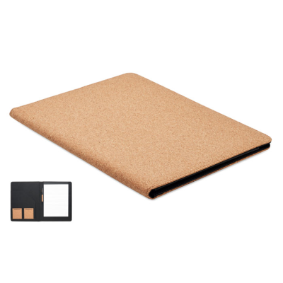 A4 CORK CONFERENCE FOLDER in Brown