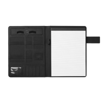 A4 FOLDER with Power Bank in Black