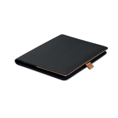 A5 RPET CONFERENCE FOLDER in Black