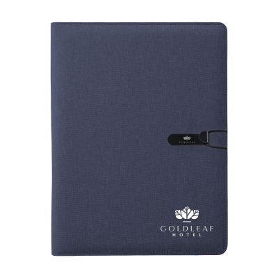 QUEST PORTFOLIO RCS RPET A4 DOCUMENT FOLDER in Blue