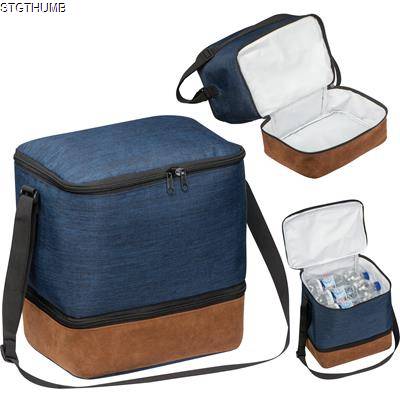 BIG COOL BAG with 2 Compartments in Darkblue