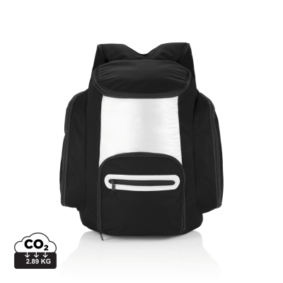 COOLER BACKPACK RUCKSACK in Black, Silver