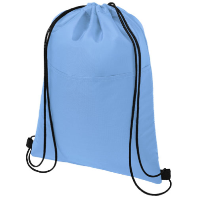 ORIOLE 12-CAN DRAWSTRING COOL BAG 5L in Light Blue