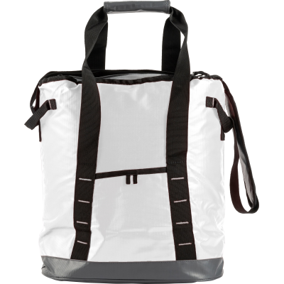 TARPAULING COOL BAG in White