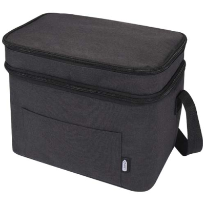 TUNDRA GRS RPET DOUBLE COMPARTMENTS COOL BAG 13L in Heather Charcoal