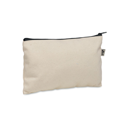 COSMETICS BAG COTTON 340 GR & M² in Black