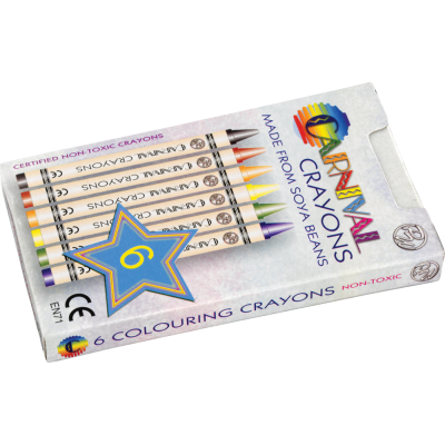 CARNIVAL CRAYONS - 6 PACK