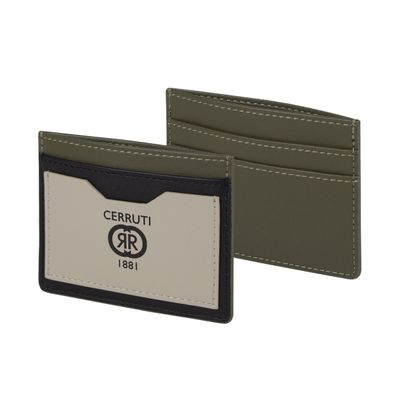 CARD HOLDER BRICK BEIGE KHAKI BLACK