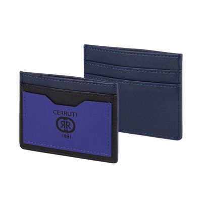 CARD HOLDER BRICK NAVY BRIGHT BLUE