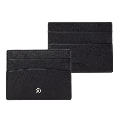 CARD HOLDER BUTTON BLACK