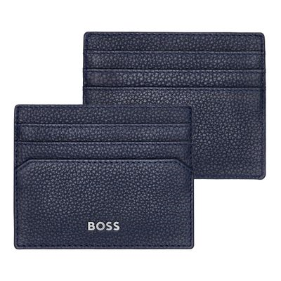 CARD HOLDER CLASSIC GRAINED NAVY