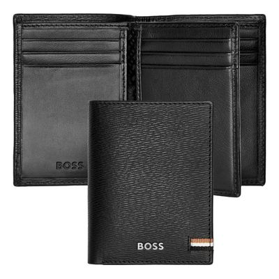 CARD HOLDER TRIFOLD ICONIC BLACK