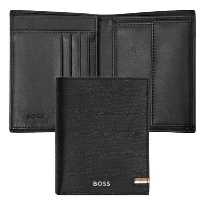 CARD HOLDER with Flap & Money Pocket Iconic Black