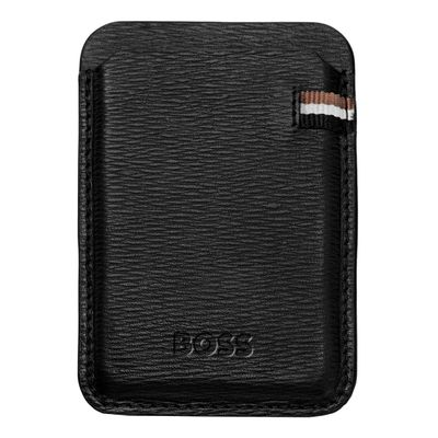 CARD HOLDER with Magnet Mobile Iconic Black