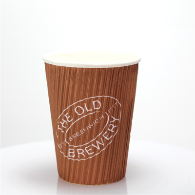 RIPPLED PAPER CUP - FULL COLOUR (12OZ & 340ML)