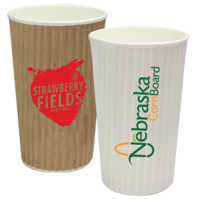 RIPPLED SIMPLICITY PAPER CUP (16OZ & 455ML)