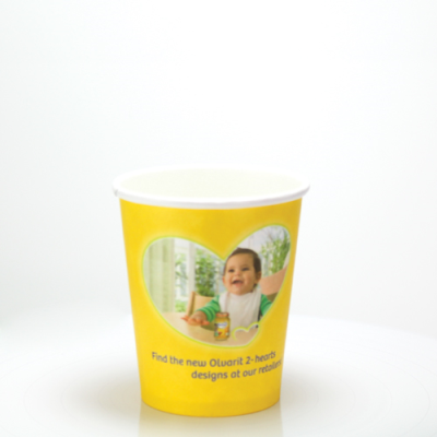 SINGLE WALLED PAPER CUP - FULL COLOUR (8OZ & 230ML)