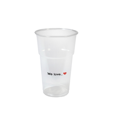 DISPOSABLE PLASTIC SMOOTHIE TUMBLER (400ML & 14OZ)