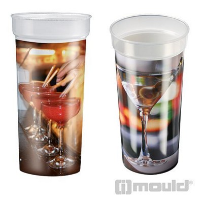 IMOULD BRANDED PLASTIC DRINK CUP in Clear Transparent