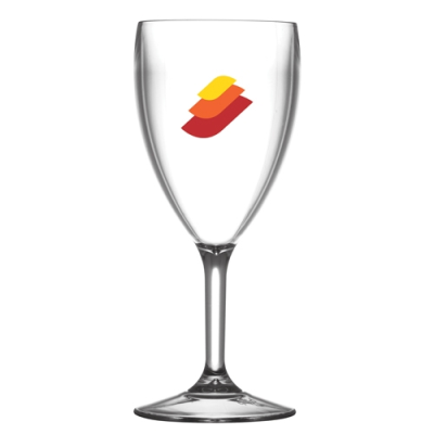 REUSABLE PLASTIC WINE GLASS (398ML & 14OZ)