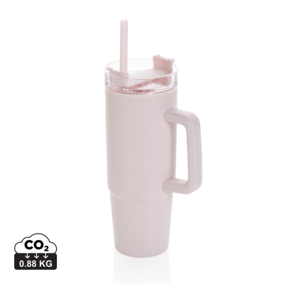 TANA RCS PLASTIC TUMBLER with Handle 900Ml in Pink