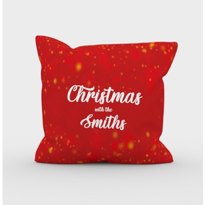 CHRISTMAS CUSTOM PRINTED CUSHION 30CM X 30CM