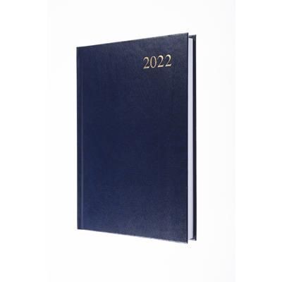 COLLINS ESSENTIAL A5 DAY PAGE DIARY in Blue