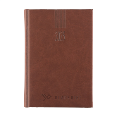 EUROTOP SABANA DIARY A5 6-LANGUAGES in Brown