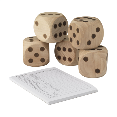 OUTDOOR DICE GAME in Wood