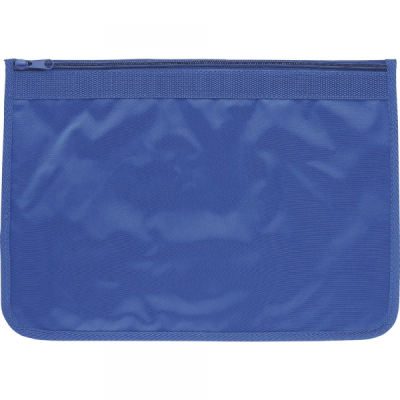 NYLON DOCUMENT WALLET in Royal Blue