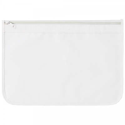 NYLON DOCUMENT WALLET in White