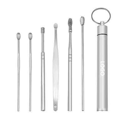 6-IN-1 STAINLESS STEEL METAL EARPICK