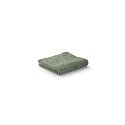 BARDEM S FACE TOWEL (350 G & M²) in Cotton & Recycled Cotton in Dark Green