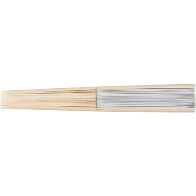 BAMBOO FAN in White