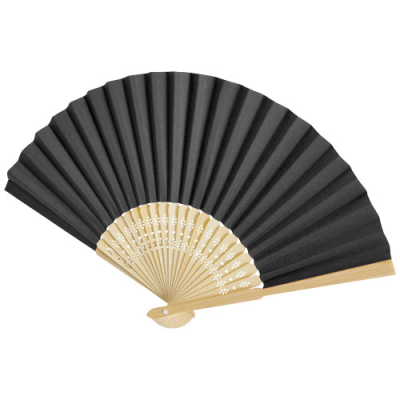 CARMEN HAND FAN in Solid Black