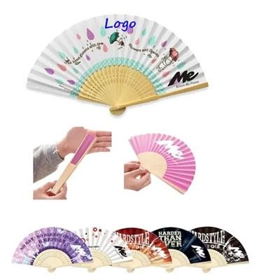 ECO BAMBOO FOLDING PAPER FAN