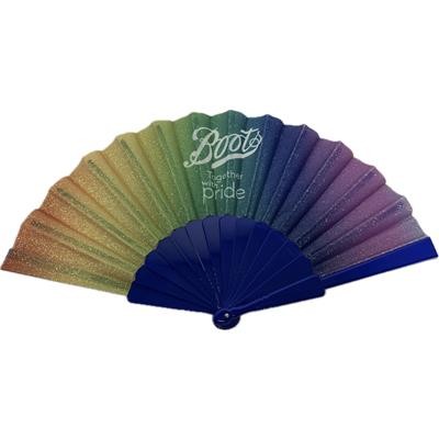 FOLDING FABRIC HAND FAN