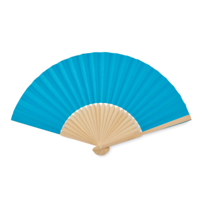 MANUAL HAND FAN in Blue