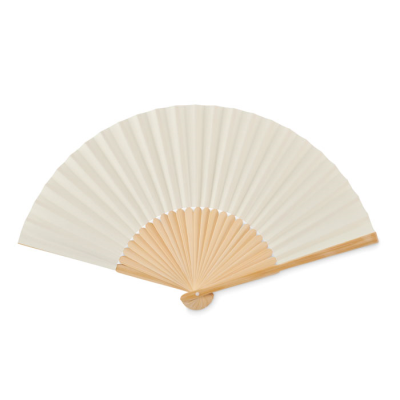 MANUAL HAND FAN in Brown