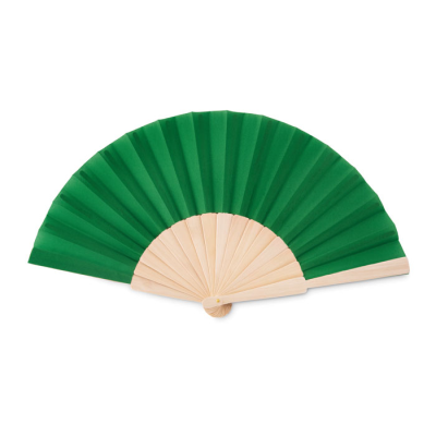 MANUAL HAND FAN WOOD in Green